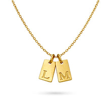 Load image into Gallery viewer, Gold Cards Personalised Necklace - Stainless Steel