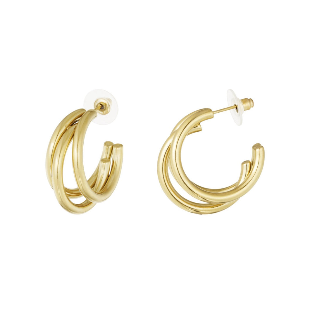 Triple Hoop Earrings