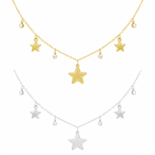 Load image into Gallery viewer, Starry Eyed Necklace - Stainless Steel
