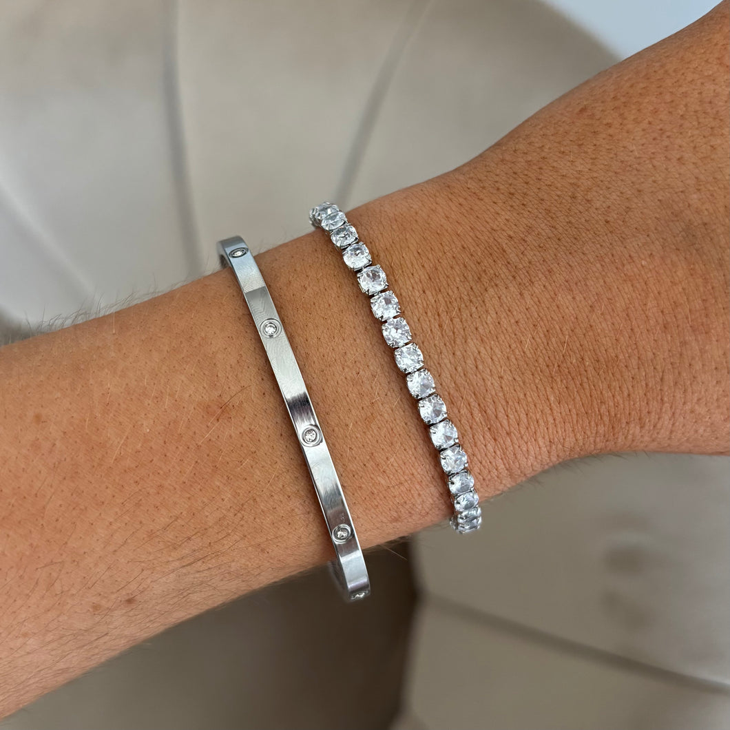 SILVER BRACELET DUO