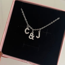 Load image into Gallery viewer, ME&amp;YOU - Personalised Necklace - SILVER GEMS
